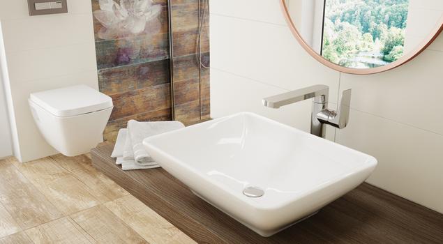 Umywalka nablatowa Gardenia od Deante – prostota i elegancja w ceramicznej oprawie