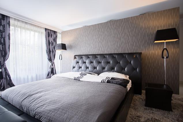Nowoczesna sypialnia i styl glamour